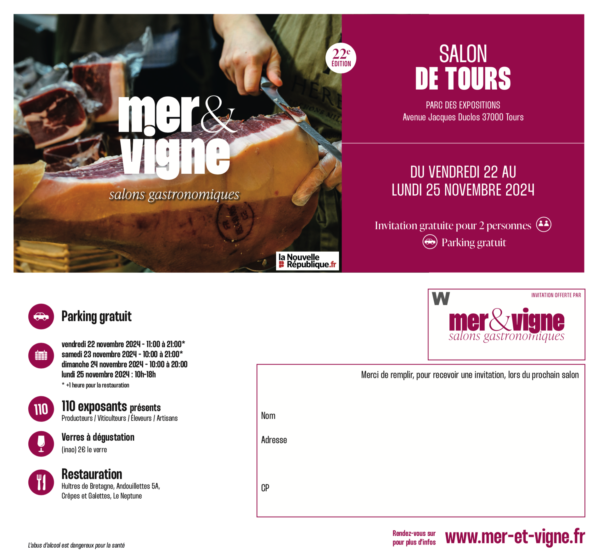 Invitation tours web